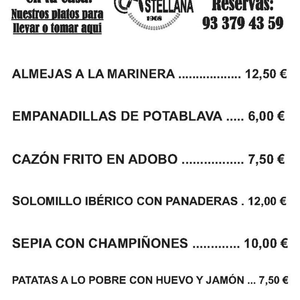 Lacastellana #tapas#elprat#carnes ibericas#pescados#