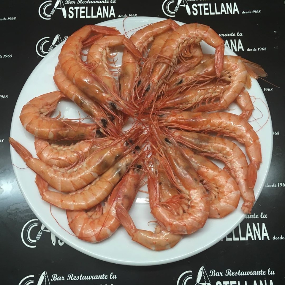 Gamba blanca de Huelva lacastellana #tapas#elprat# Pescado#marisco#ibericos#