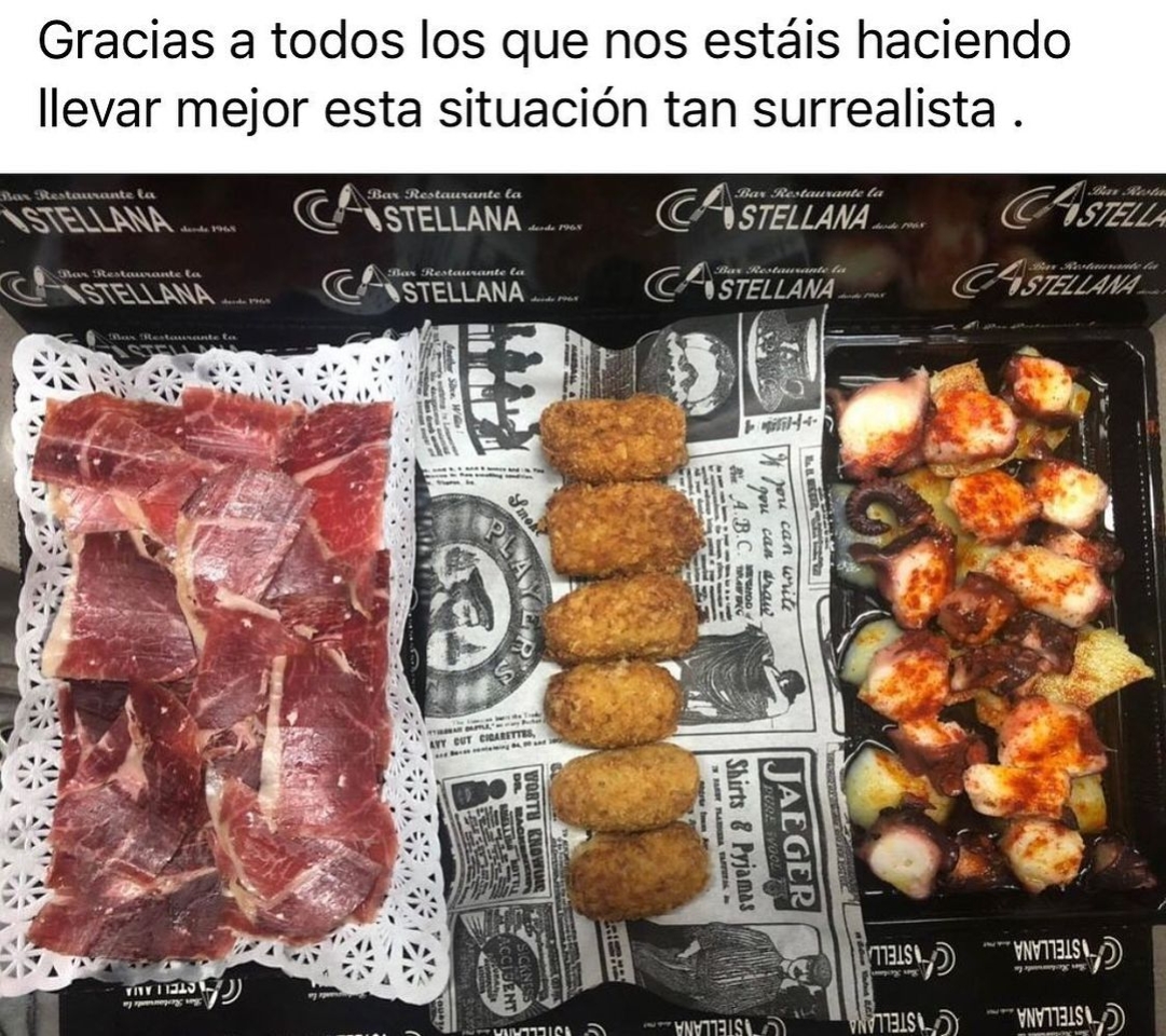 lacastellana #tapas#elprat#seguimostrabajando #loqenosdejan#ahoraencasa #