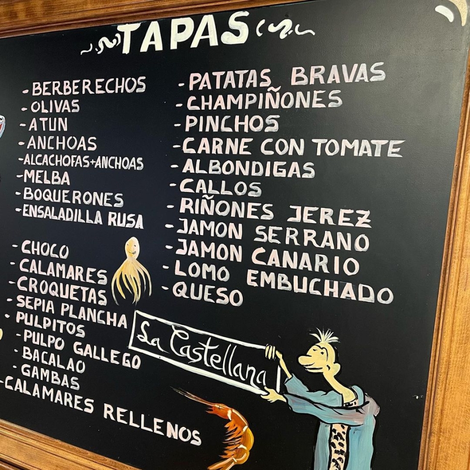 La pizarra de la Castellana