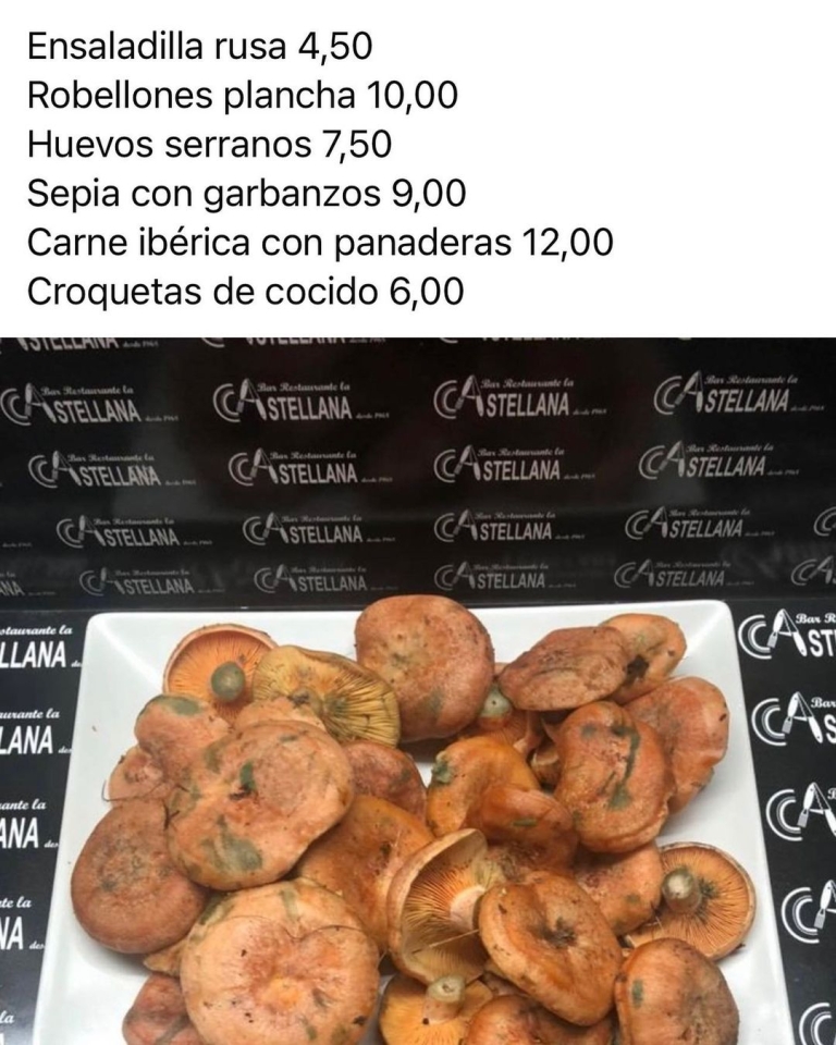 SUGERENCIAS DEL DÍA Para llevar de 8 a 15 horas lacastellana #tapas#elprat