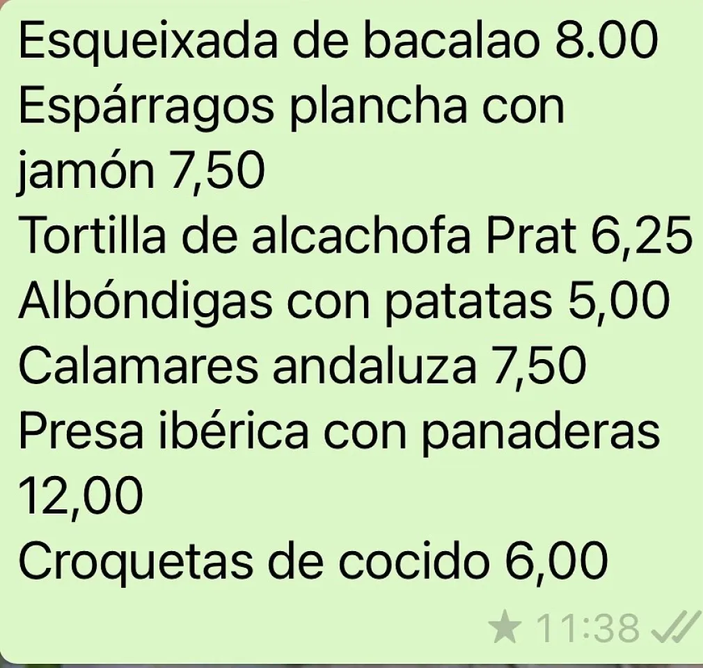 SUGERENCIAS DEL DÍA lacastellana #tapas #elprat #alcachofas#ibéricos#croquetas#bacalo#