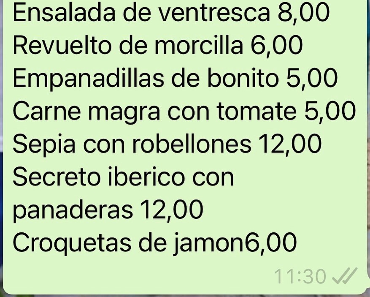 SUGERENCIAS DEL DÍA lacastellana #tapas #elprat #