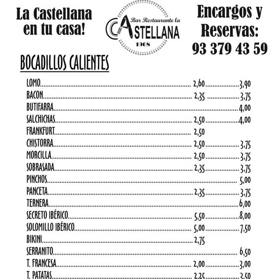 Bocadillo del día SOBRASADA IBÉRICA CON QUESO Para llevar o comer aquí De 8 a 16 horas